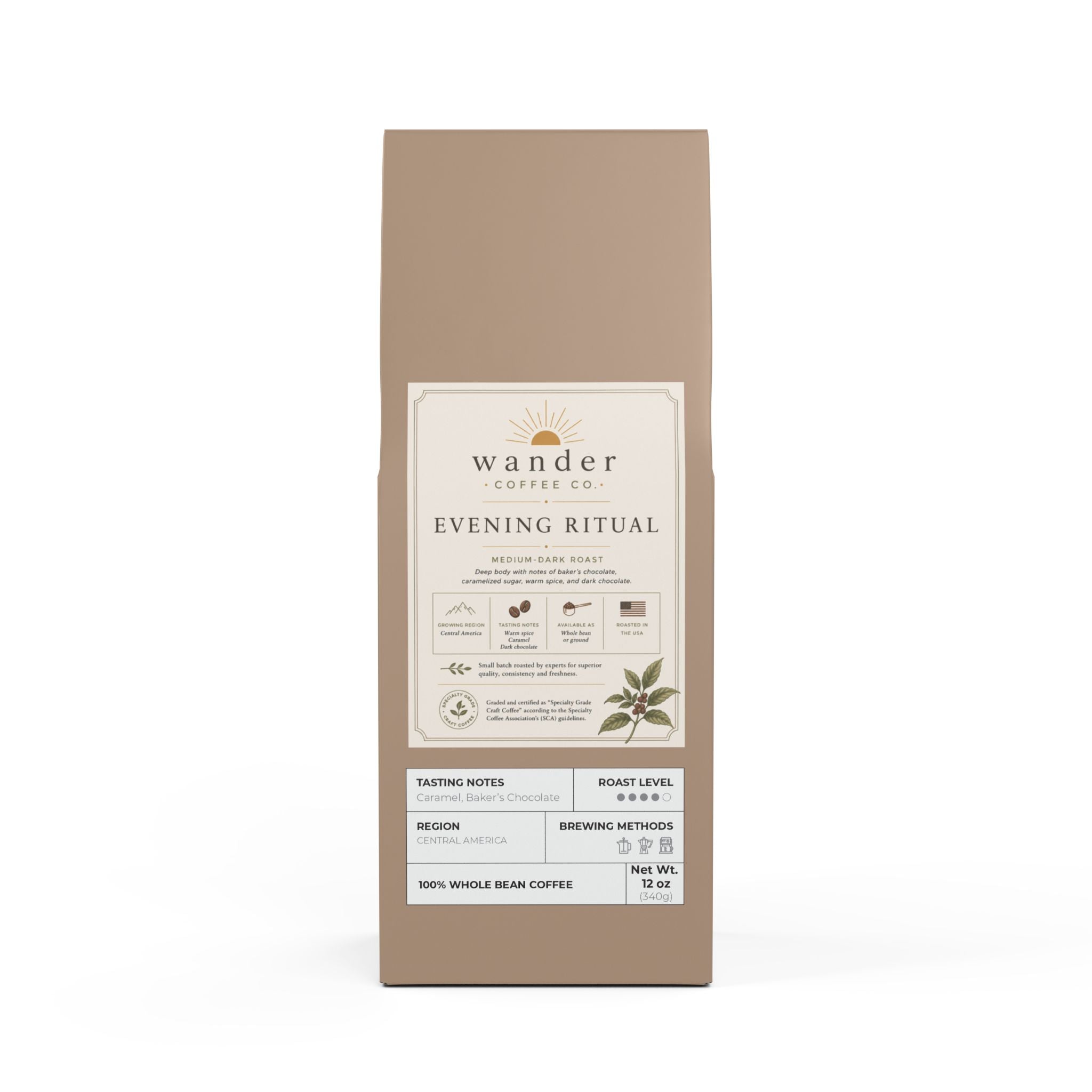 Wander Coffee Blend (Medium-Dark Roast)