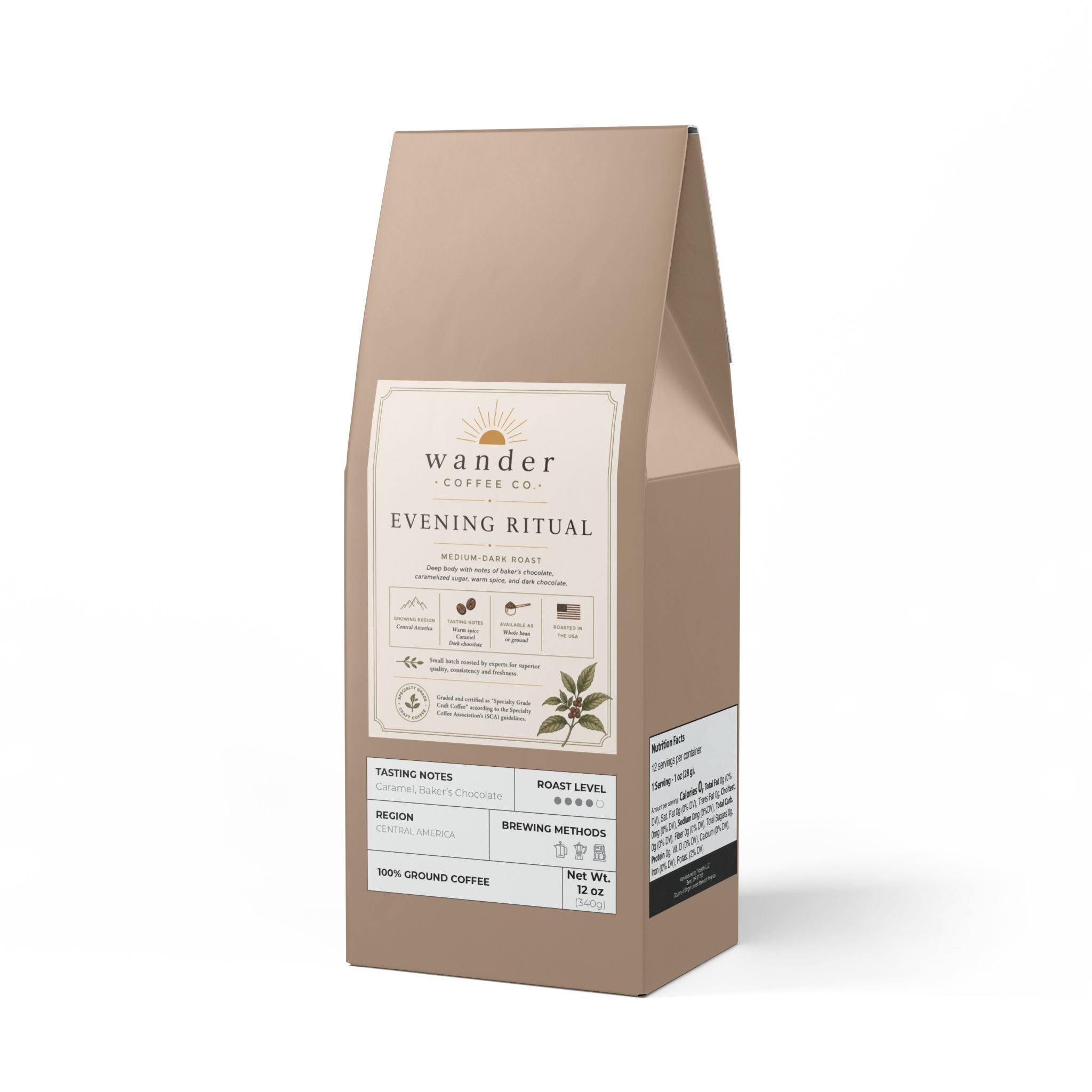 Wander Coffee Blend (Medium-Dark Roast)